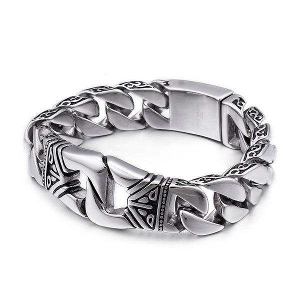 unendlichkeit inifnity armband herren bracelet endless chain kette uniqal