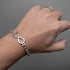 Infinity armband unendlichkeit edelstahl uniqal