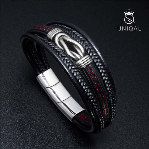 Unendlichkeitssymbol Lederarmband Herren damen endlos unendlich uniqal