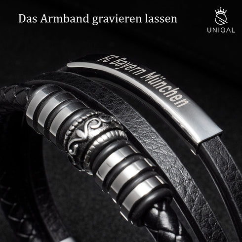 armband mit gravur silver herren