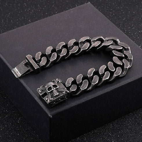 panzerarmband herren königsarmband chain bracelet edelstahl uniqal