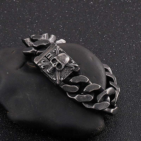 panzerarmband herren königsarmband chain bracelet edelstahl uniqal