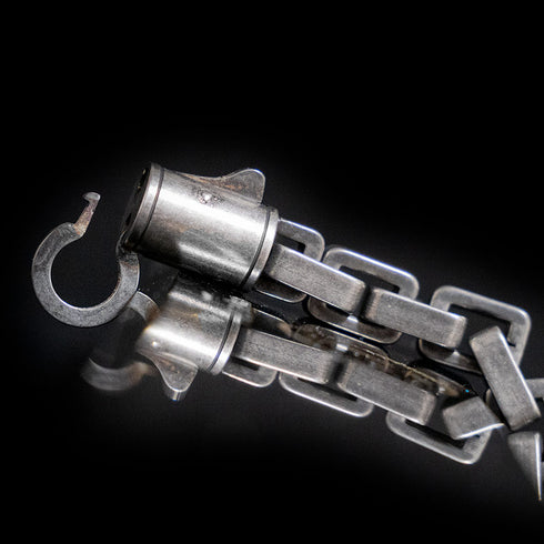 Panzerkette Armband herren edelstahl königskette brushed uniqal