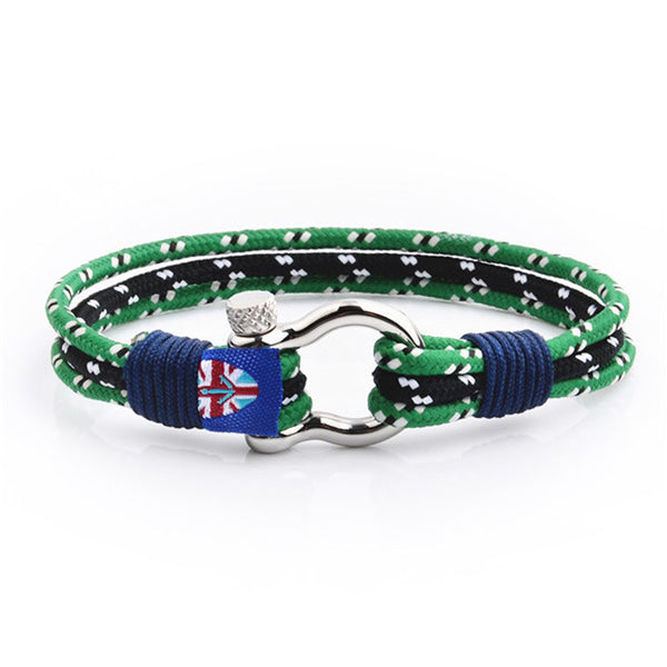 maritimes nautisches unisex armband segeltau schaekel uniqal