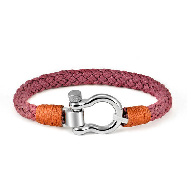 Maritimes nautischesh Blau Armband segeltau unisex uniqal