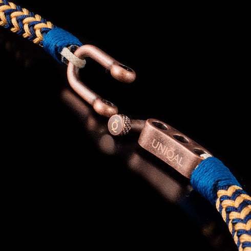 maritimes nautisches unisex armband segeltau schaekel uniqal