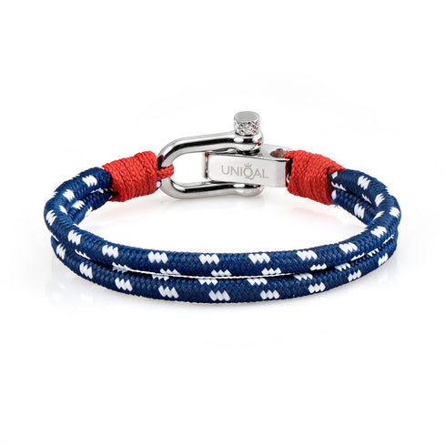 maritimes nautisches unisex armband segeltau schaekel uniqal