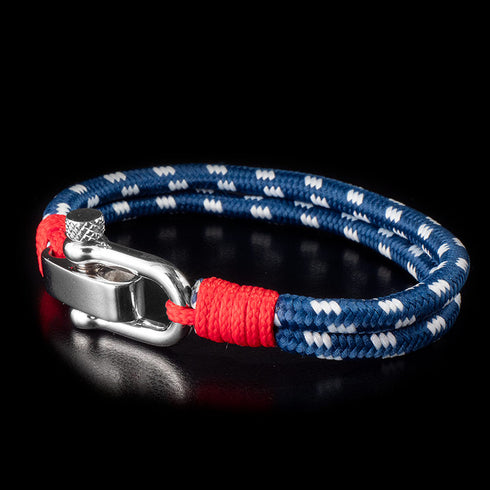 maritimes nautisches unisex armband segeltau schaekel uniqal