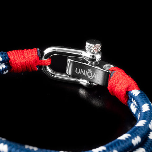 maritimes nautisches unisex armband segeltau schaekel uniqal