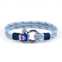 Maritimes nautischesh Blau Armband segeltau unisex uniqal