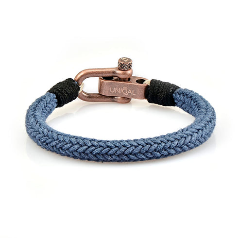 maritimes nautisches unisex armband segeltau schaekel uniqal
