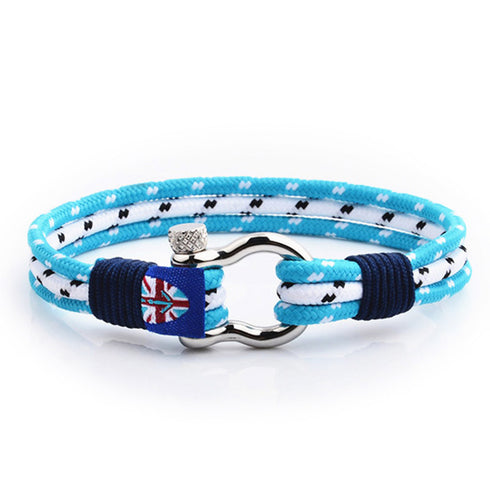 maritimes nautisches unisex armband segeltau schaekel uniqal