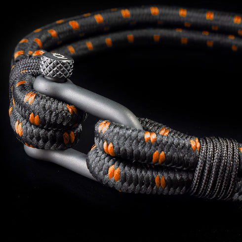 Maritimes Nautisches Armband herren damen yacht schäkel segeltau uniqal