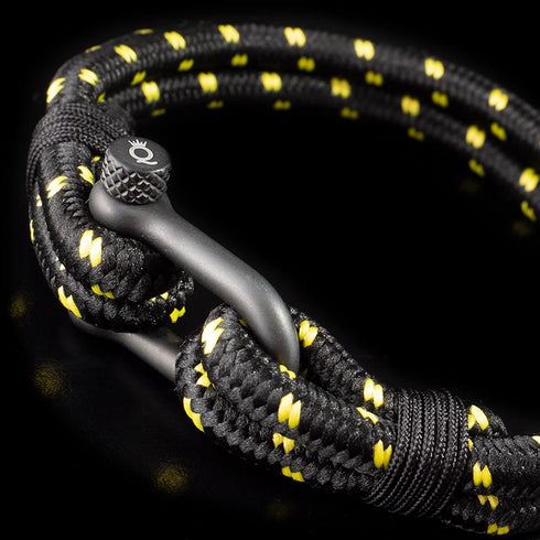 maritimes nautisches unisex armband segeltau schaekel uniqal