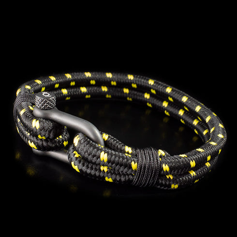 maritimes nautisches unisex armband segeltau schaekel uniqal