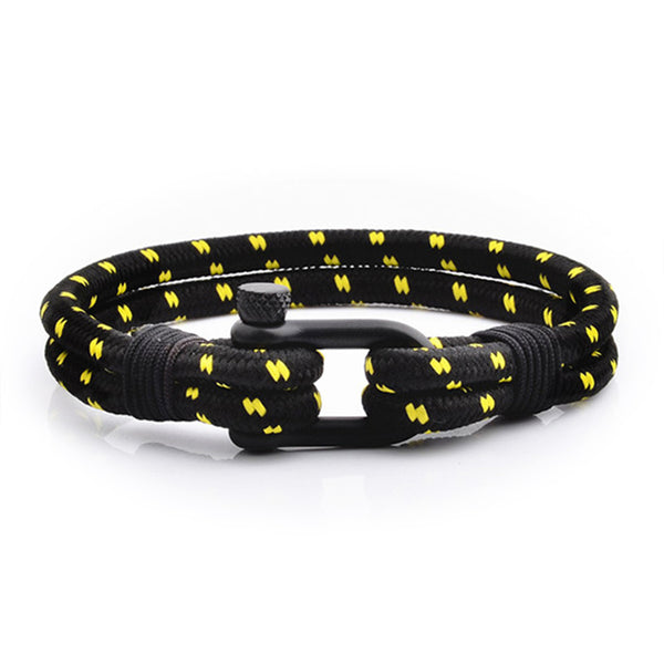 maritimes nautisches unisex armband segeltau schaekel uniqal