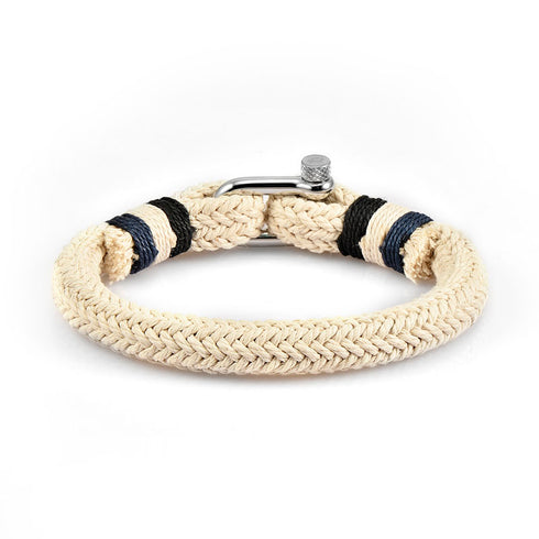 maritimes nautisches unisex armband segeltau schaekel uniqal