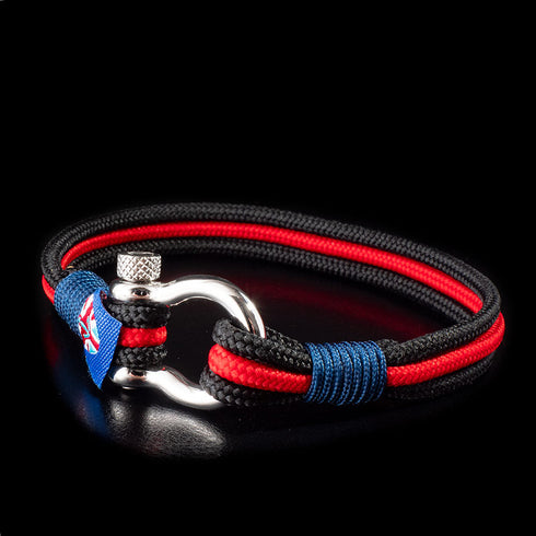 maritimes nautisches unisex armband segeltau schaekel uniqal