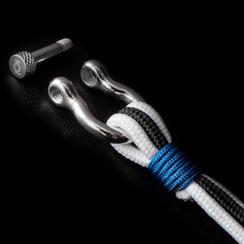 Maritimes Armband nautisches Stil segeltau schäkel uniqal