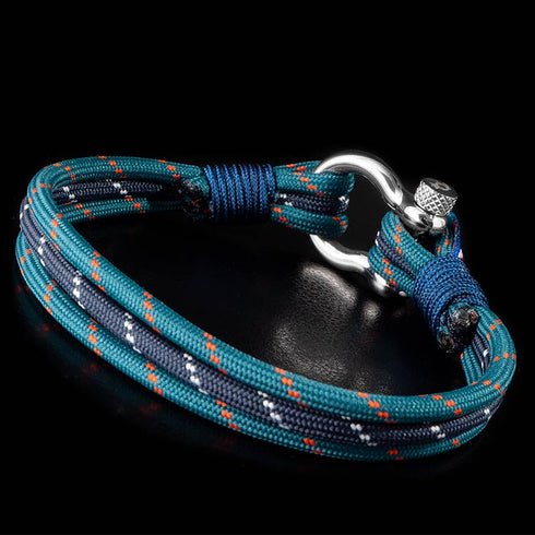 maritimes nautisches unisex armband segeltau schaekel uniqal