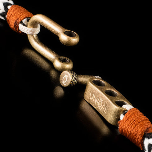 maritimes nautisches unisex armband segeltau schaekel uniqal