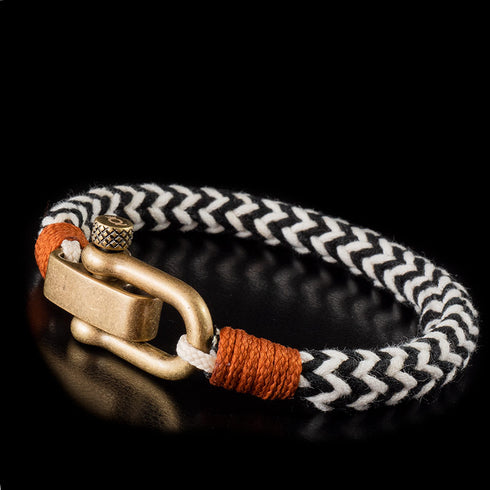 maritimes nautisches unisex armband segeltau schaekel uniqal