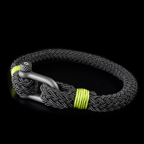 maritimes nautisches unisex armband segeltau schaekel uniqal