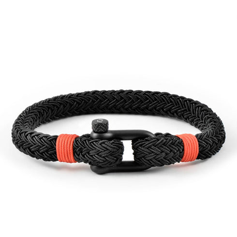 Maritimes Nautisches Armband herren damen yacht schäkel segeltau uniqal