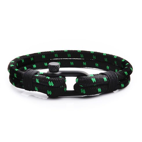 maritimes nautisches unisex armband segeltau schaekel uniqal