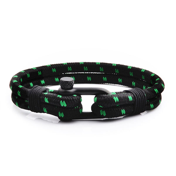 maritimes nautisches unisex armband segeltau schaekel uniqal