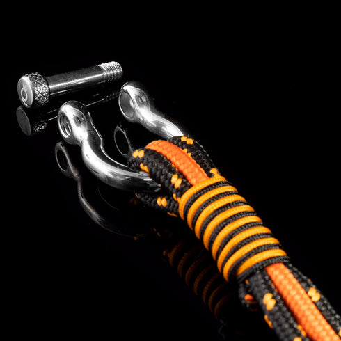 Maritimes nautisches Armband aus segeltau schäckel uniqal