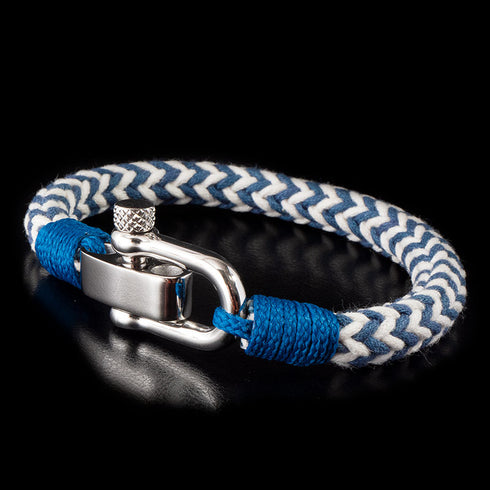 maritimes nautisches unisex armband segeltau schaekel uniqal