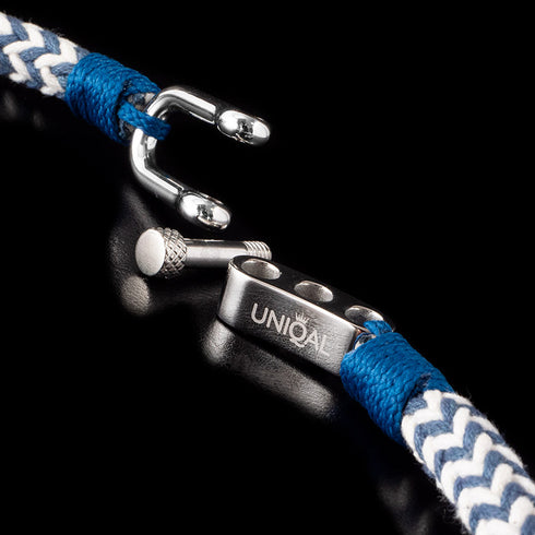 maritimes nautisches unisex armband segeltau schaekel uniqal