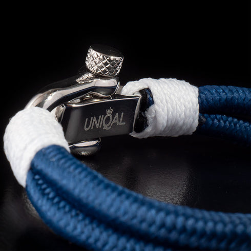 maritimes nautisches unisex armband segeltau schaekel uniqal