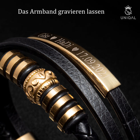 armband mit gravur silver herren