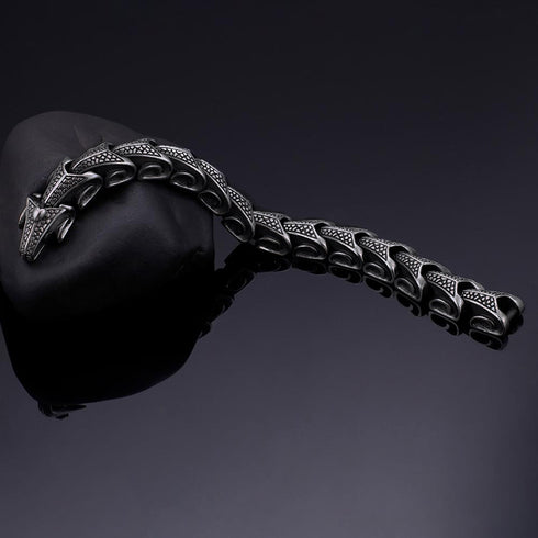 panzerarmband herren königsarmband chain bracelet edelstahl uniqal