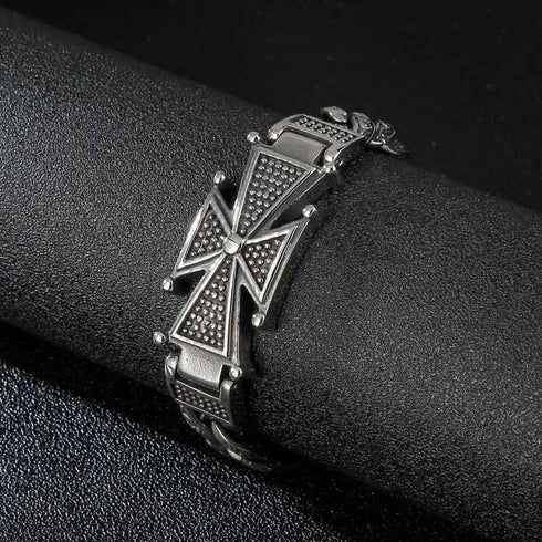 panzerarmband herren königsarmband chain bracelet edelstahl uniqal