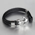 Anker Lederarmband Herren Sea maritime anchor uniqal silver
