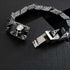 Totenkopf armband chain panzerkette edelstahl bracelet skull