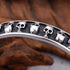 Armreif herren totenkopf chain panzerkette edelstahl bracelet skull