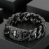 panzerarmband herren königsarmband chain bracelet edelstahl uniqal