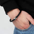 unendlichkeit leder armband herren infinity bracelet uniqal