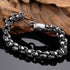 Totenkopf armband chain panzerkette edelstahl bracelet skull
