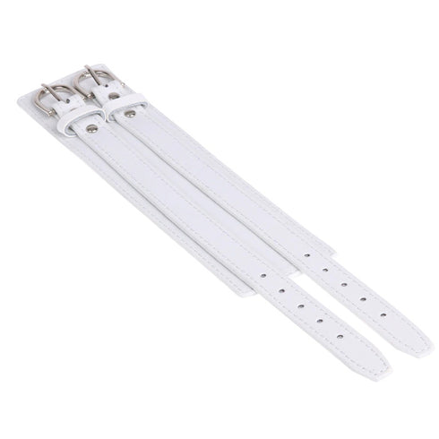 weisses rohleder armband herren manschette breitarmband uniqal sale