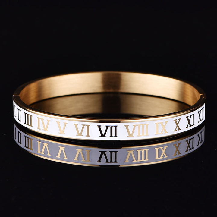 Royal king white gold herren armband uniqal