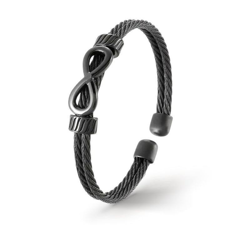 Infinity unendlichkeit armreif herren uniqal