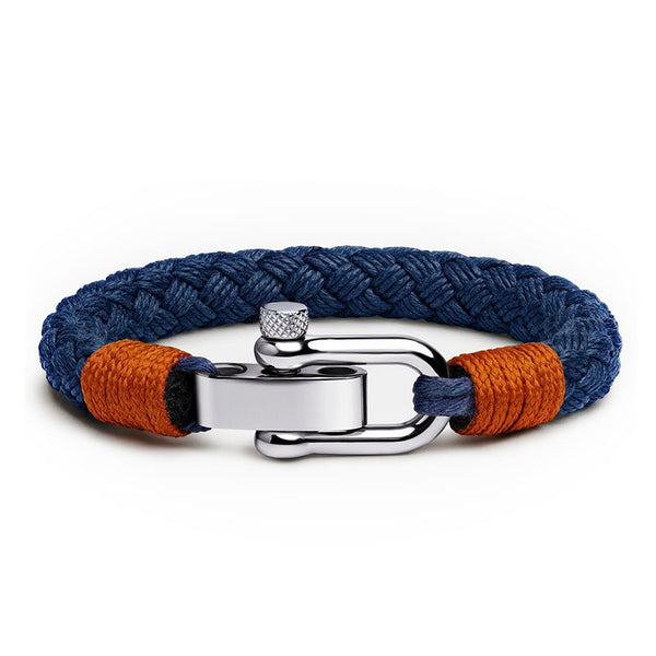 maritimes nautisches unisex armband segeltau schaekel uniqal