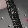 Personalisiertes Lederarmband Herren mit Gravur Namen Initialen
