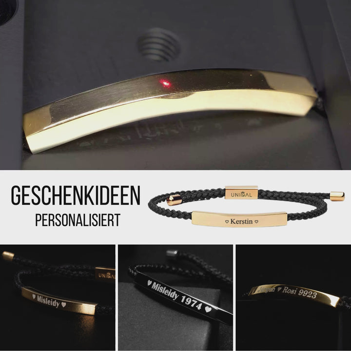 Armband gold damen mit gravur