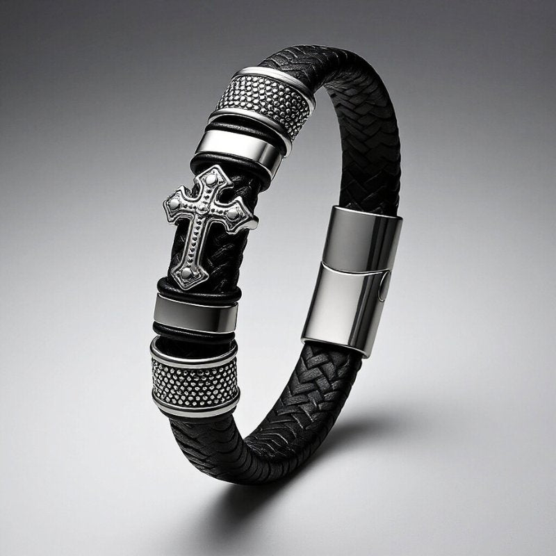 Uniqal GLORY in Studioaufnahme mit polierten Edelstahlringen – hochwertiger Stil, beliebtes Geschenk zum Vatertag oder Konfirmation.